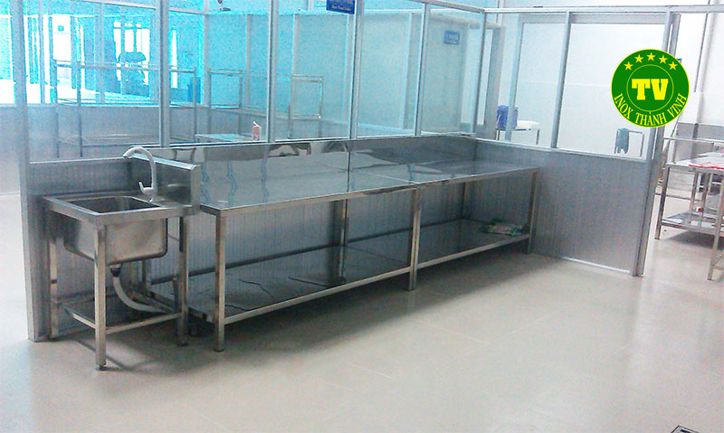 bàn bếp inox