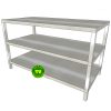 bàn inox 3 tầng