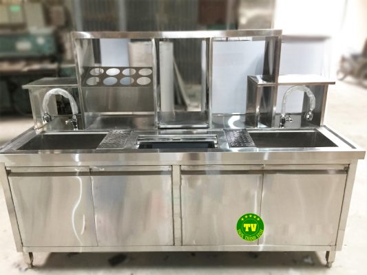 quầy bar quán trà sữa